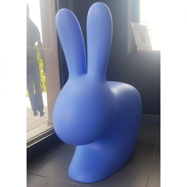 Sedia Rabbit Queboo blu destra