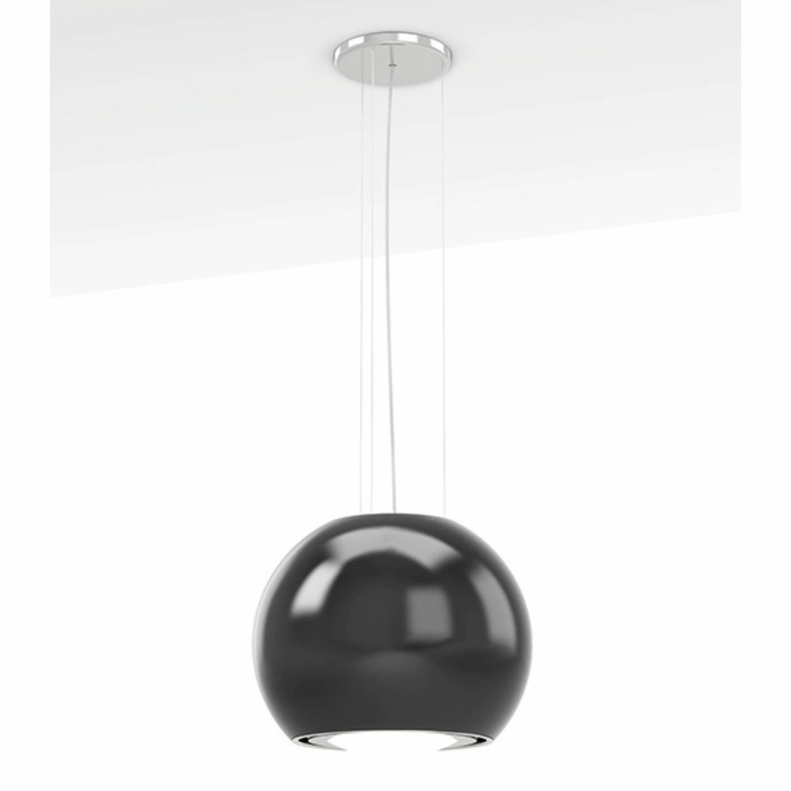 Cappa Galvamet Serie Wellnes Modello Globe nera dettaglio