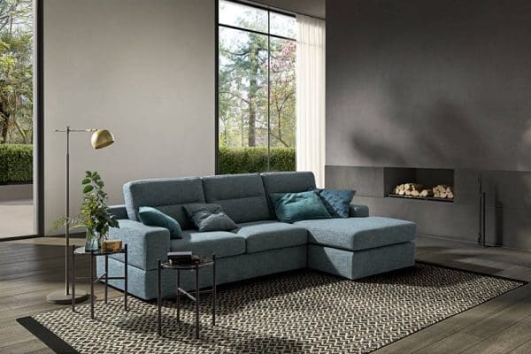 Divano con penisola Samoa modello Newport Special 2 Divano con penisola Samoa modello Newport Special 2