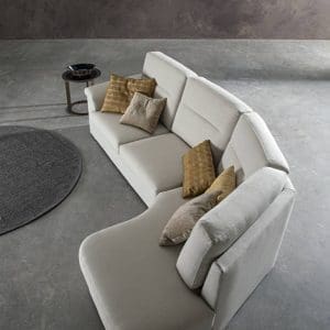 Divano con penisola Samoa modello Skill 2