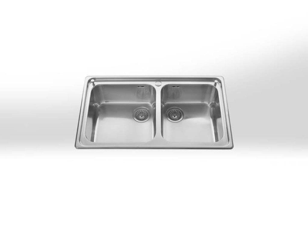 Lavello da incasso a due vasche Alpes