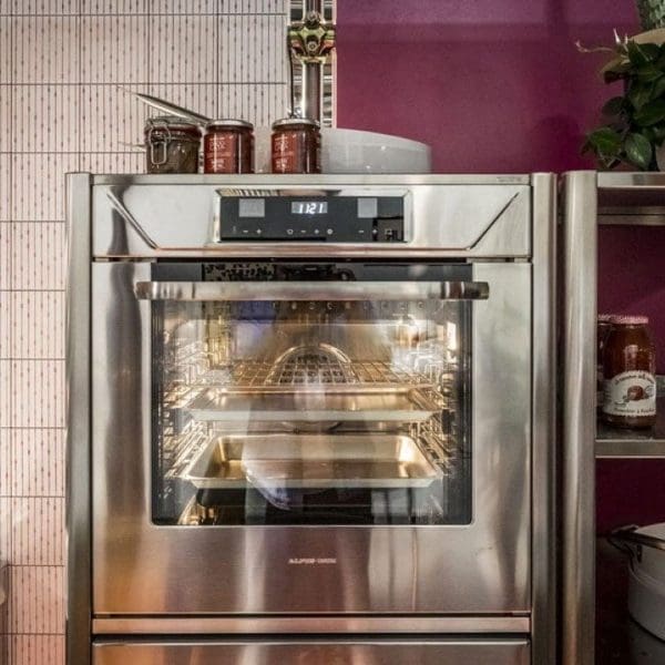 Forno acciaio inossidabile Alpes f600 dettaglio 2