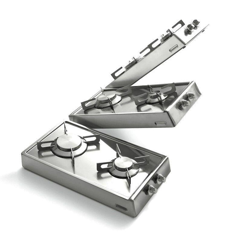 Piano cottura a due fuochi Alpes