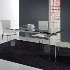 Tavolo Laseggiola modello Glass