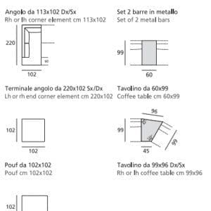 Divano Doimo Salotti modello Gregory