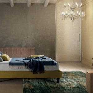 Letto matrimoniale Samoa modello Novel linea Bside