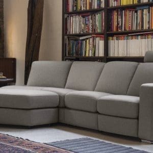 Relaxing sofa with Dylan peninsula Doimo Salotti - Main Image
