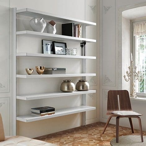 Libreria Caimi modello Big, adatta sia per la casa che per l'ufficio. dal design di Marc Sadler con Premio XXI Compasso d'Oro.