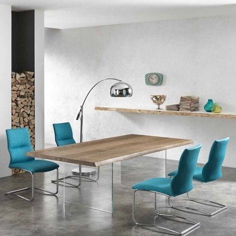 Tavolo Stones modello Snooker, unisce due materiali completamente diversi in maniera incredibile così da creare un tavolo robusto e unico.